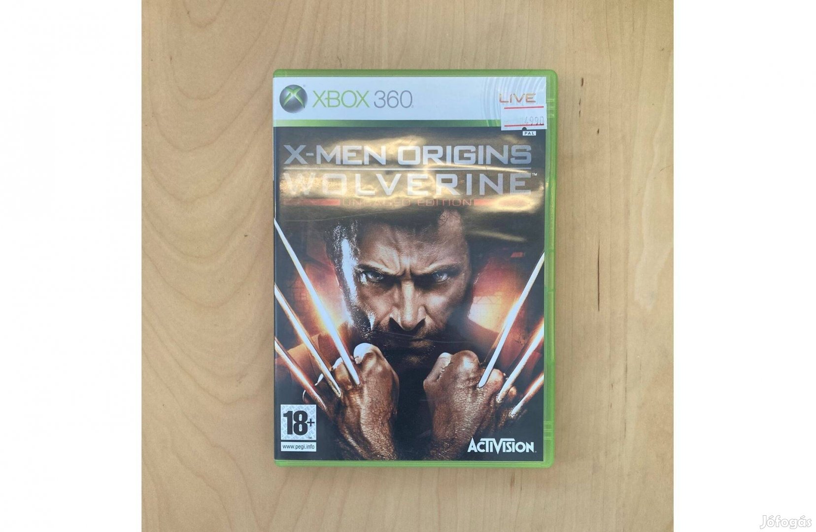 Xbox 360 X-Men Origins Wolverine Uncaged Edition Használt