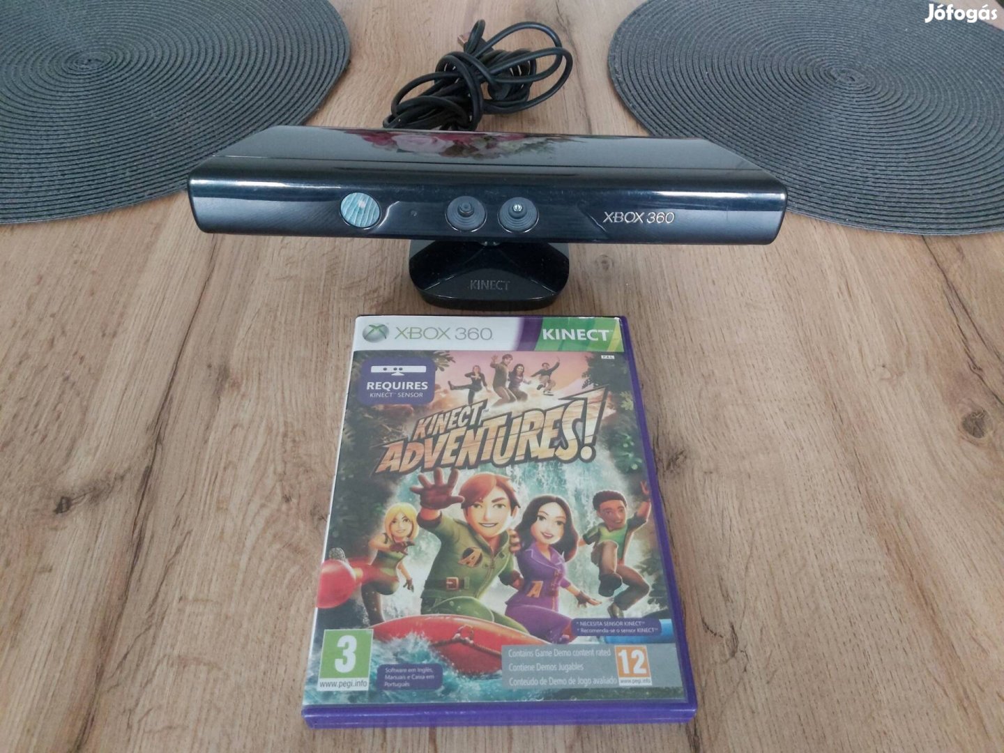 Xbox 360 Xbox360 Kinect Szenzor Mozgás érzékelő + Adventures