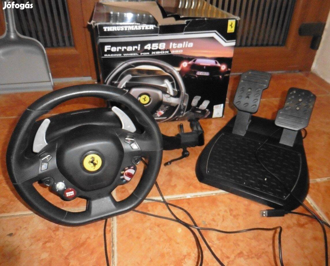 Xbox 360, PC, Thrustmaster Ferrari Kormány Pedállal. dobozában