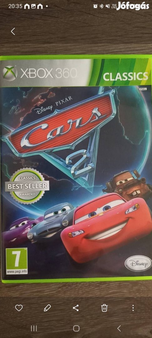 Xbox 360, Xbox One kompatibilis játék Cars 2