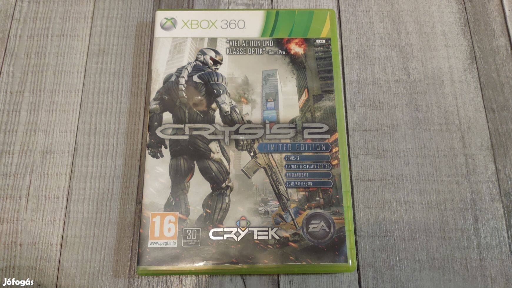 Xbox 360 Crysis 2 Limited Edition - Xbox ONE És Series X