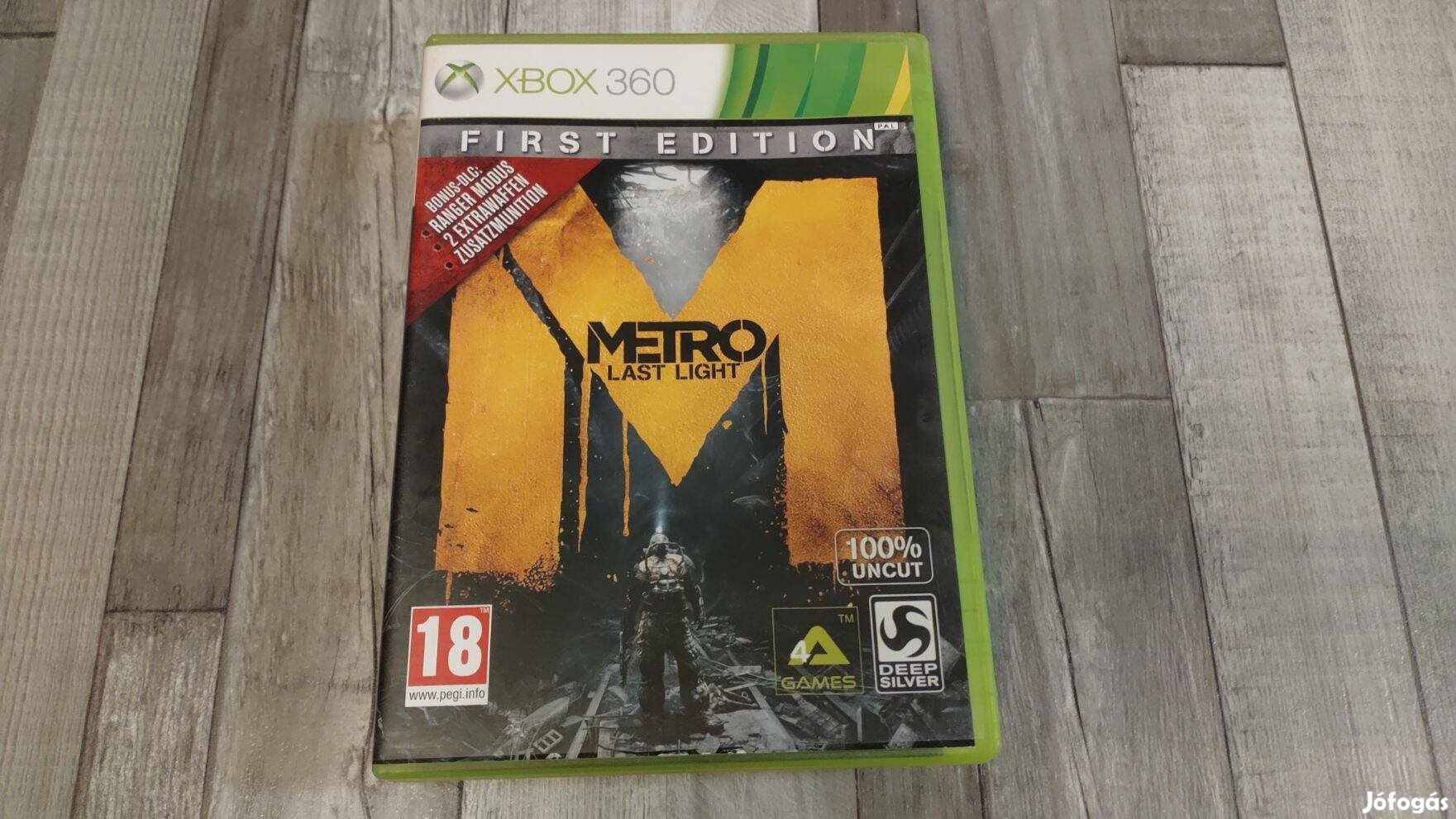 Xbox 360 Metro Last Light First Edition