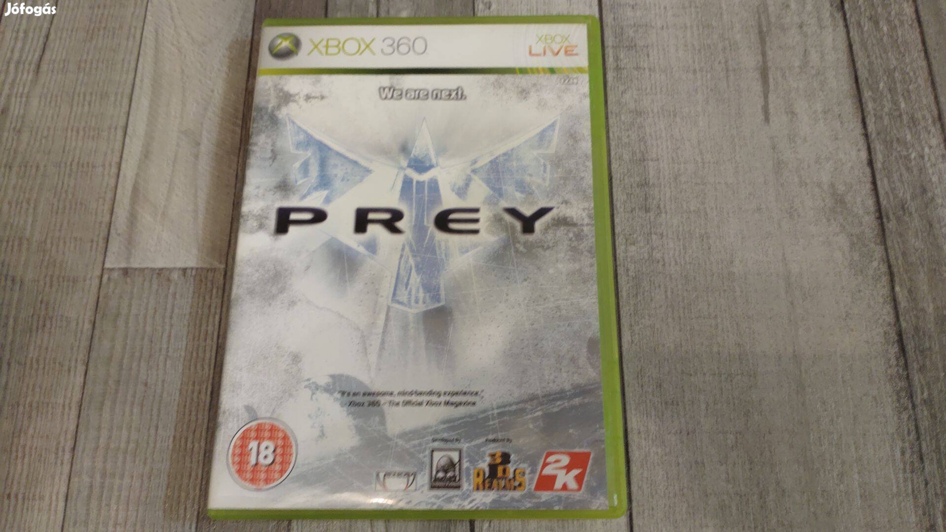 Xbox 360 : Prey - Xbox One És Series X Kompatibilis !