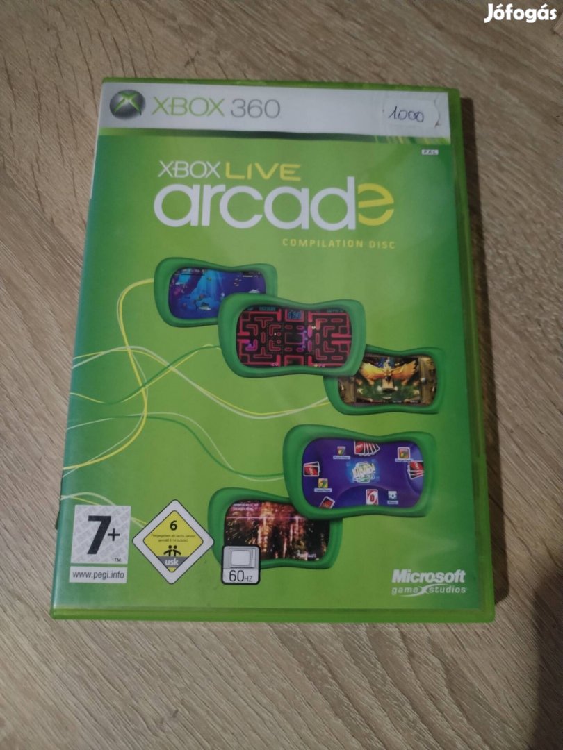 Xbox 360 arcade game játék 