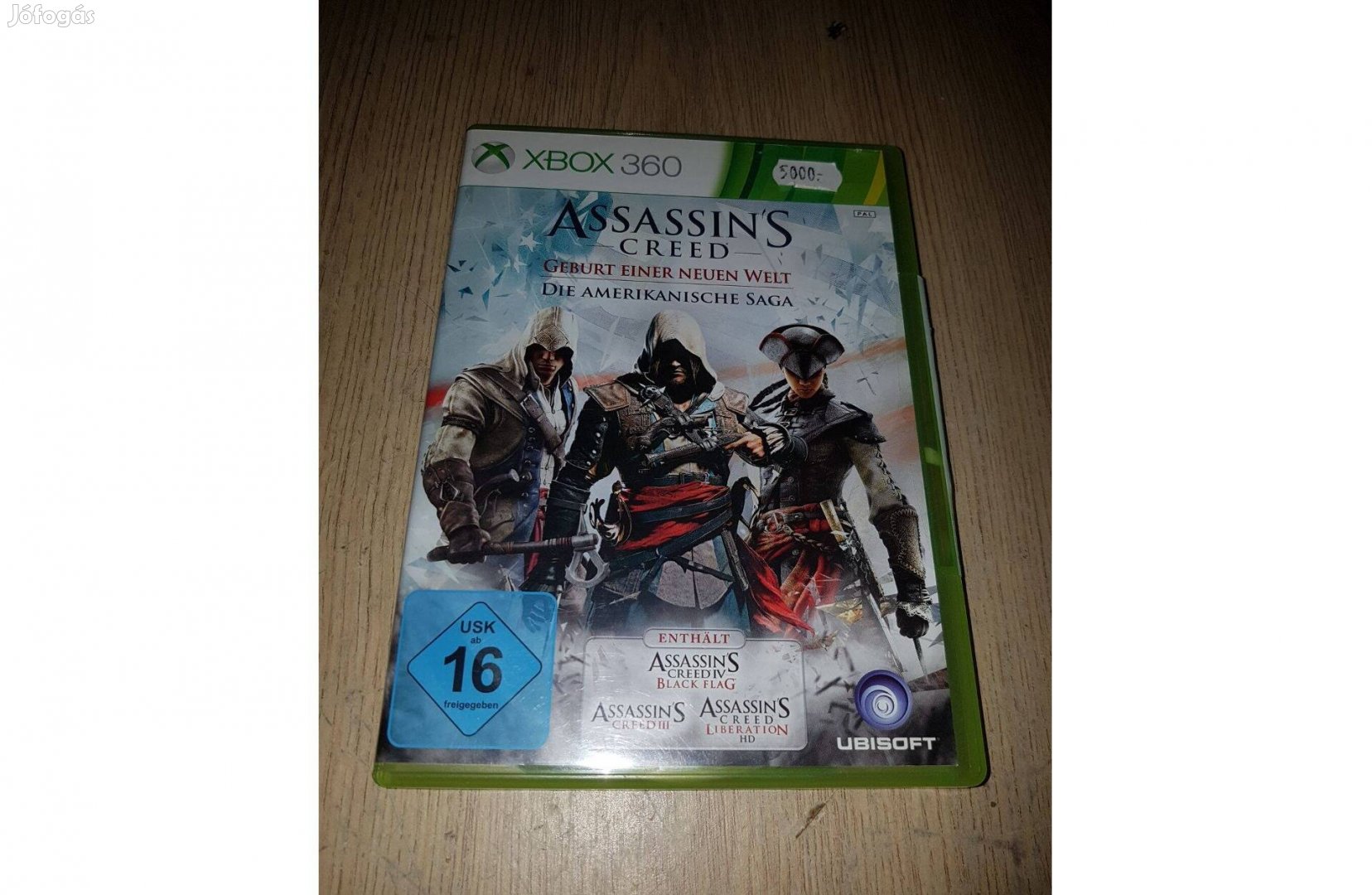 Xbox 360 assassin's creed american saga játék eladó