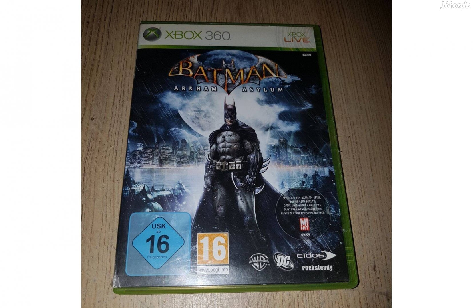 Xbox 360 batman arkham asylum játék eladó