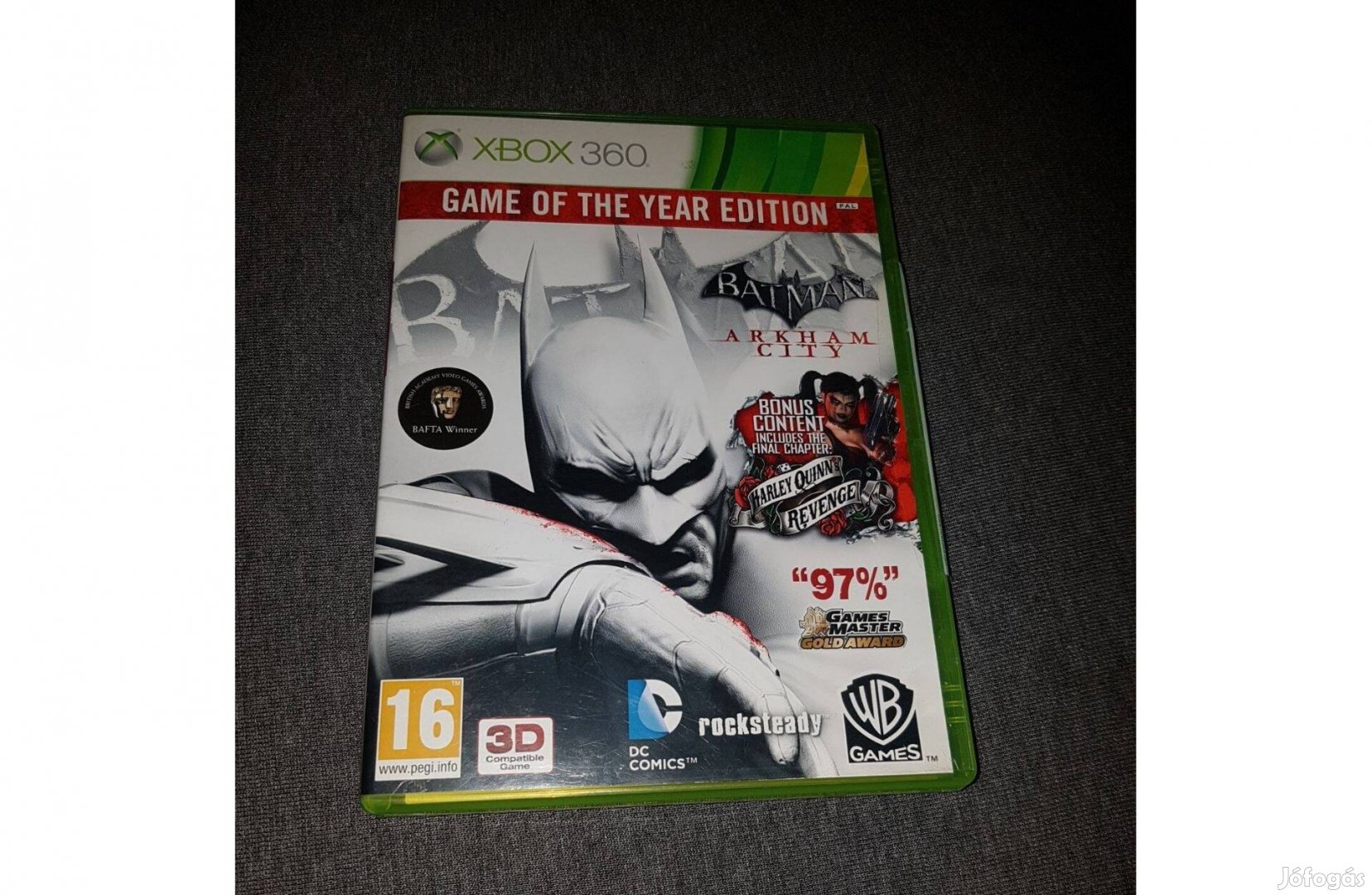 Xbox 360 batman arkham city game of the year játék eladó
