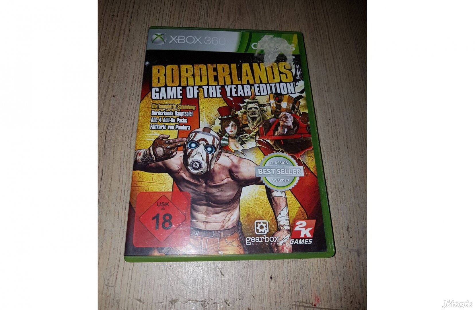 Xbox 360 borderlands 2 game of the year eladó