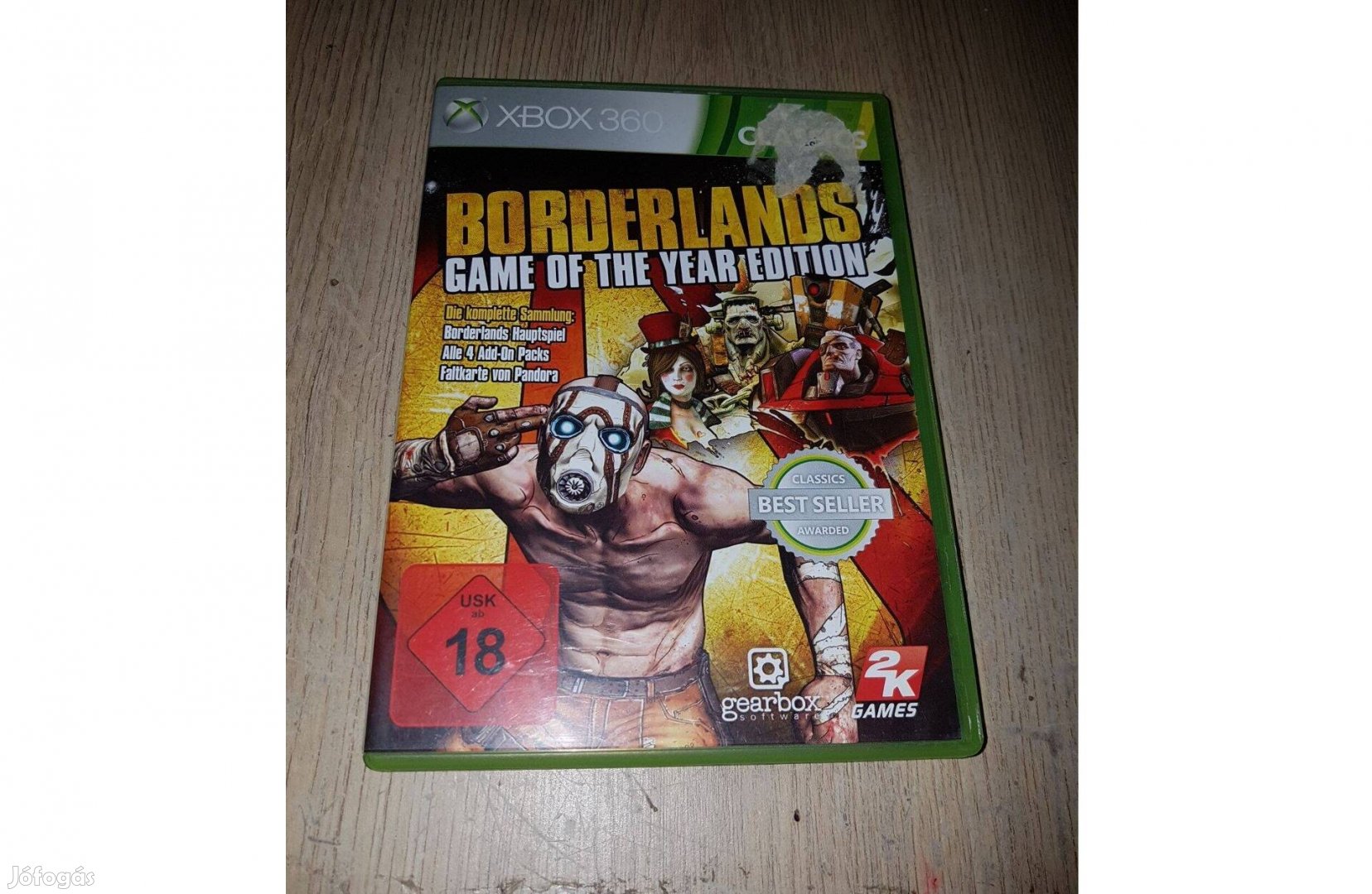 Xbox 360 borderlands 2 game of the year játék eladó