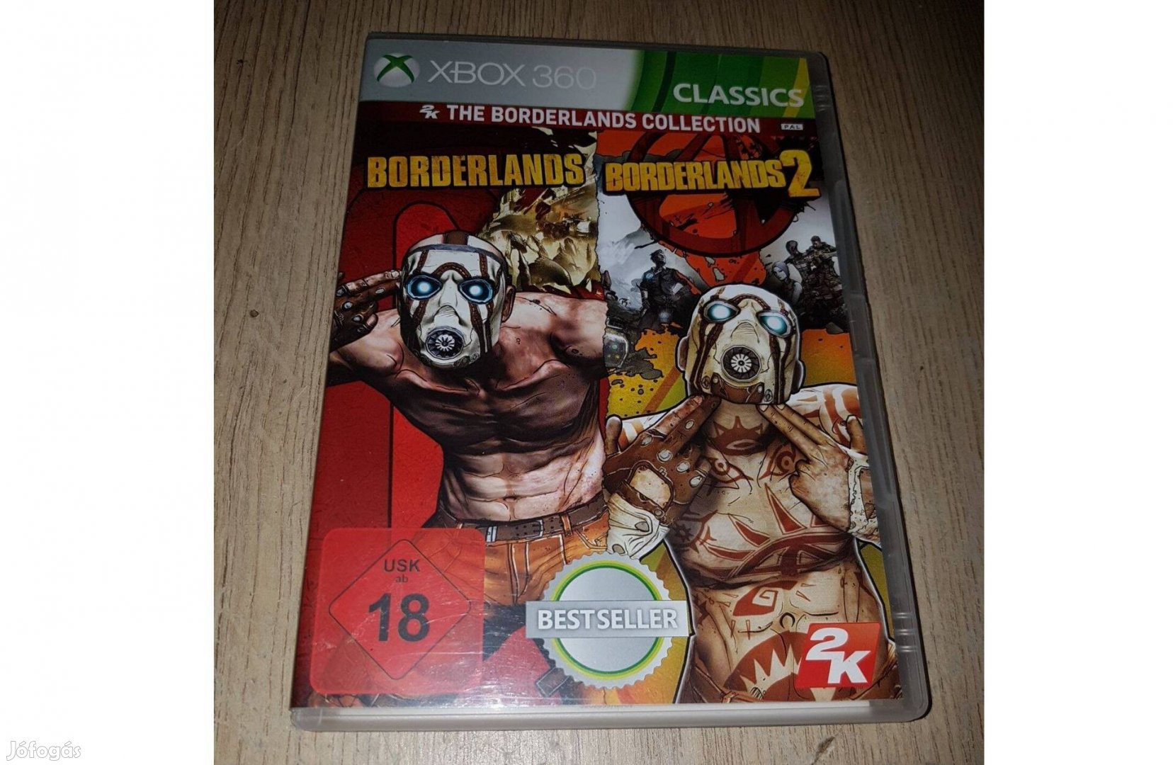 Xbox 360 borderlands- borderlands 2 eladó
