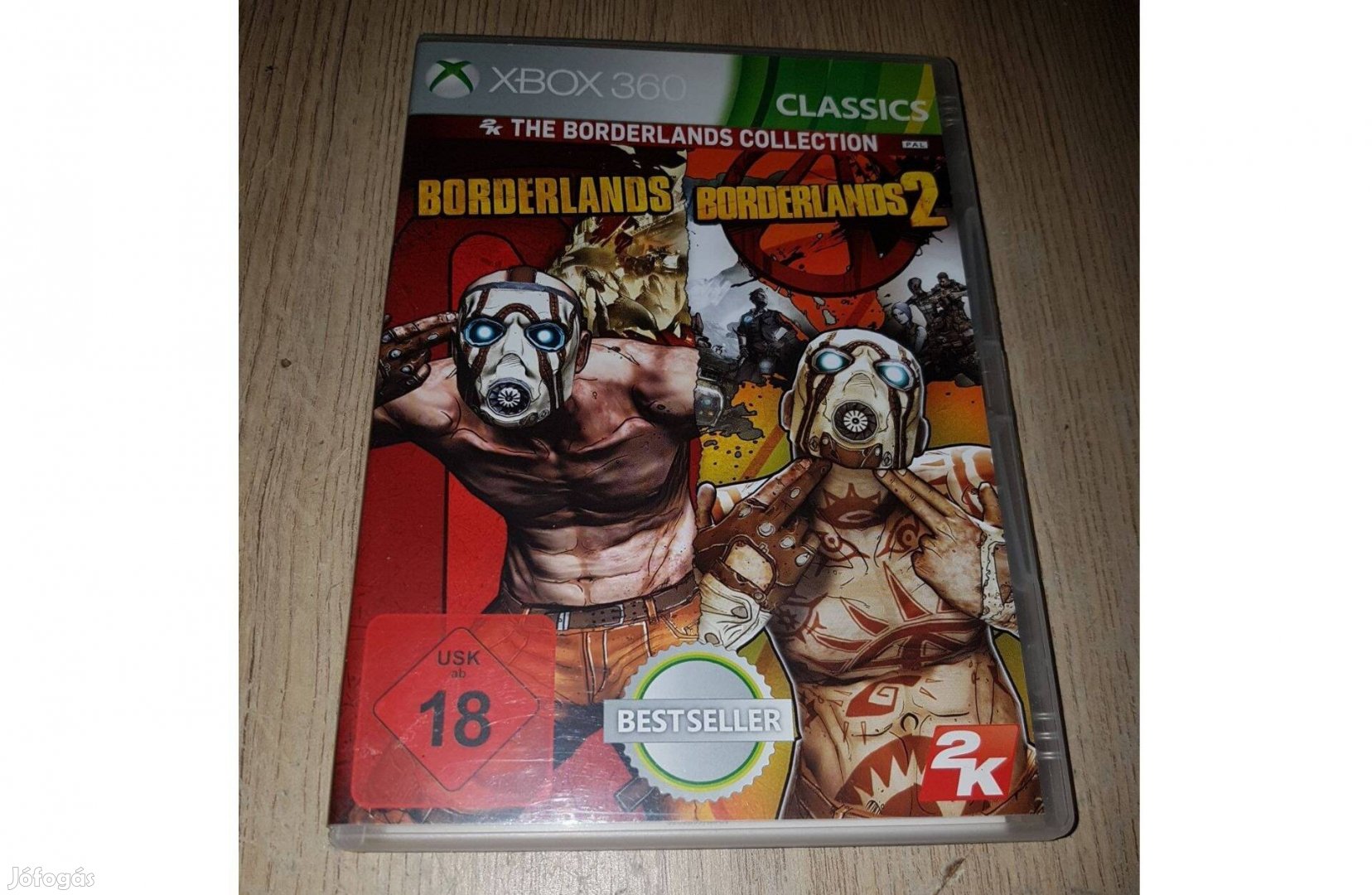 Xbox 360 borderlands- borderlands 2 játék eladó