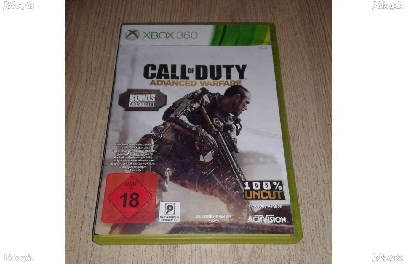 Xbox 360 call of duty advanced warfare eladó