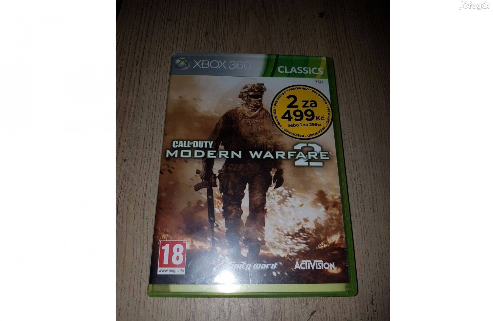 Xbox 360 call of duty modern warfare 2 eladó