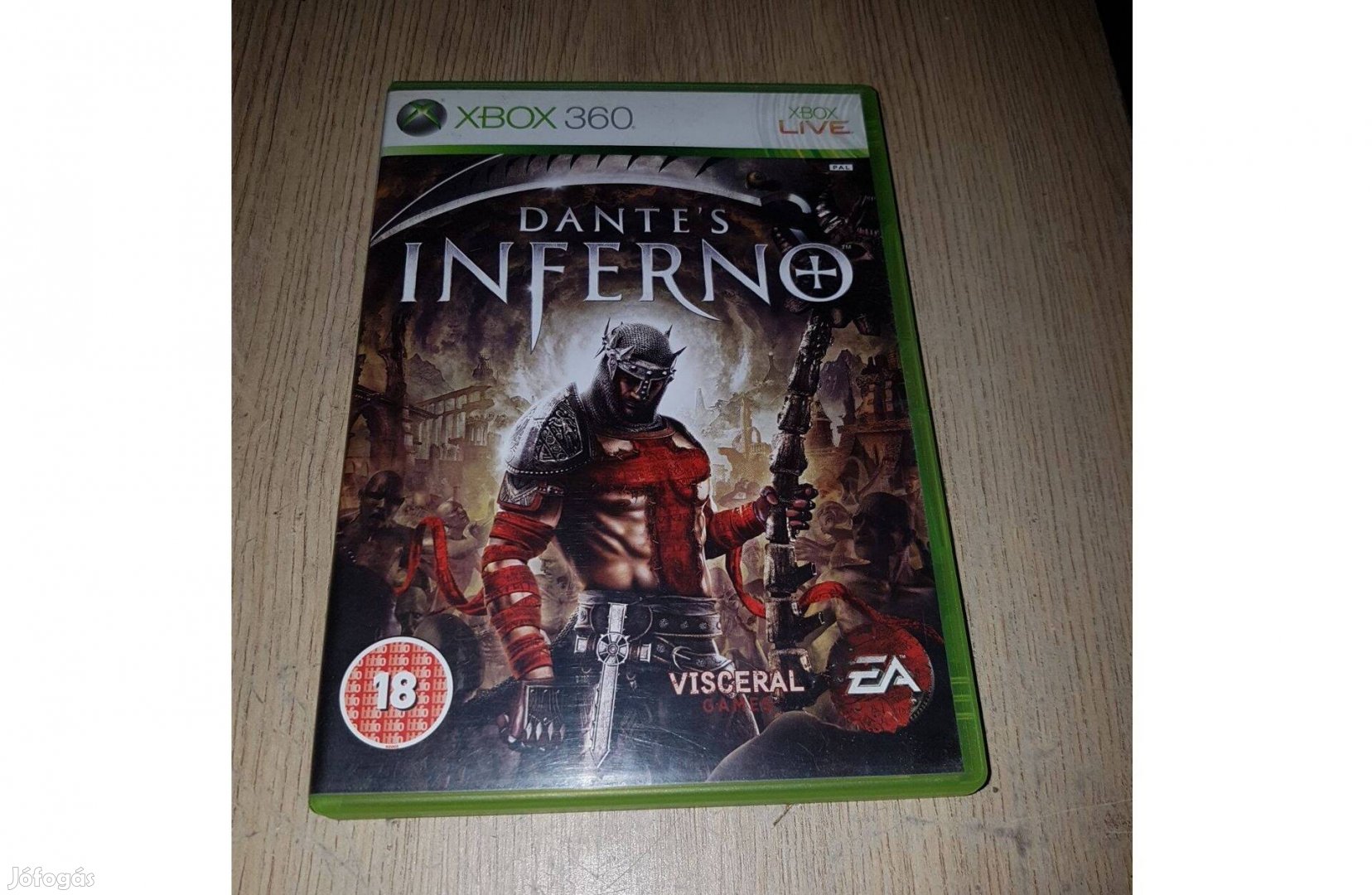 Xbox 360 dante's inferno eladó