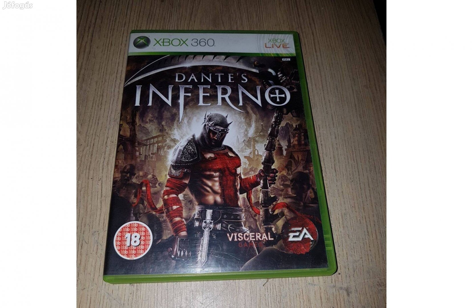 Xbox 360 dante's inferno eladó