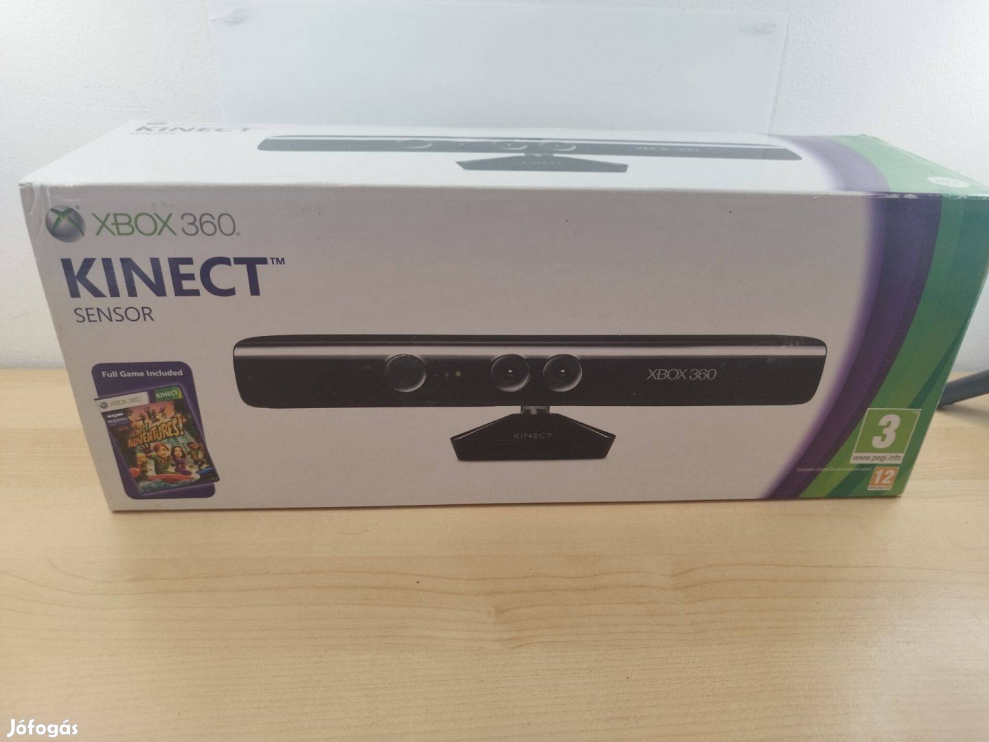 Xbox 360 dobozos Kinect kamera adapterrel új állapotban