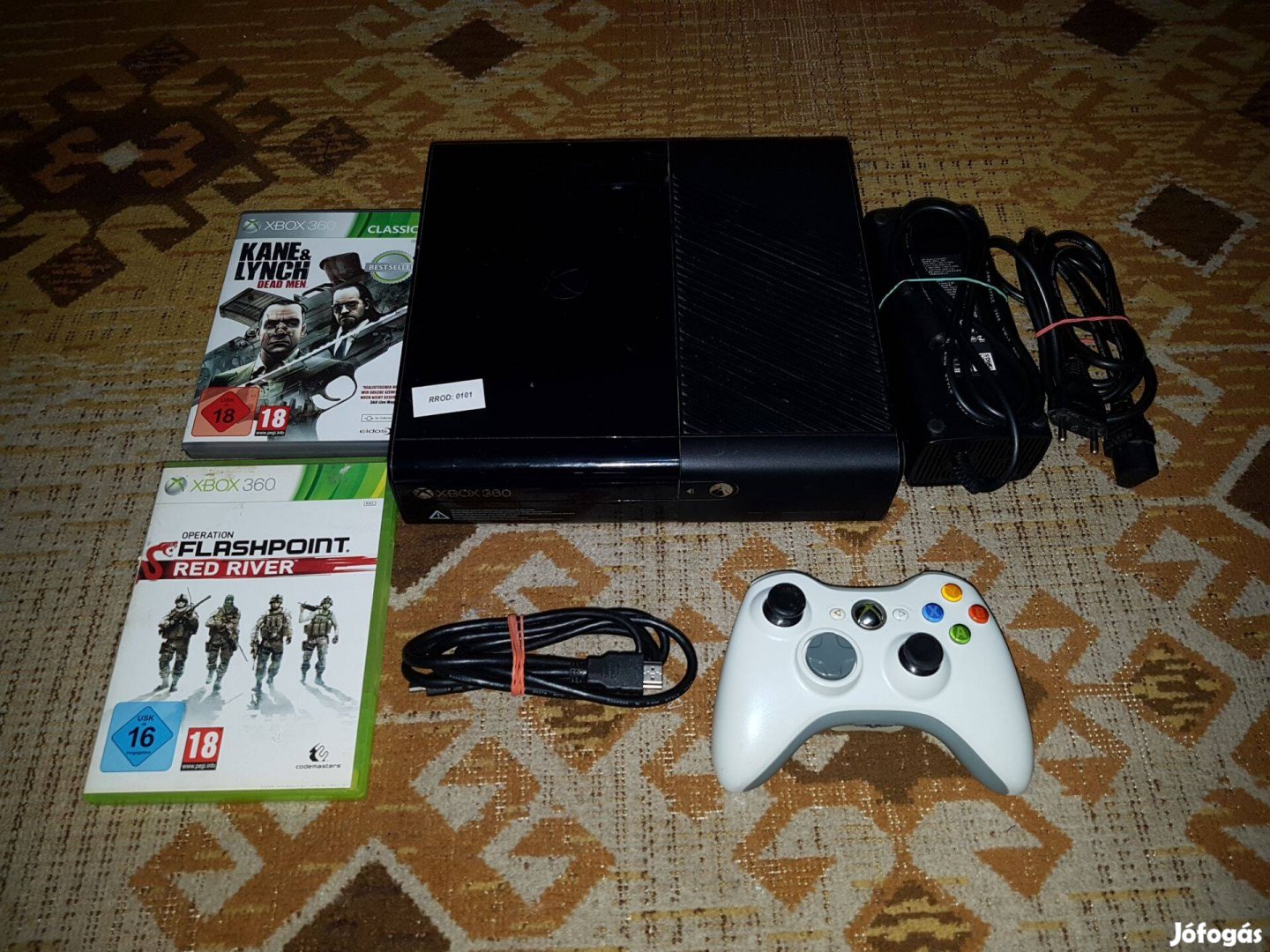 Xbox 360 e slim 4-gb 2 játékkál eladó