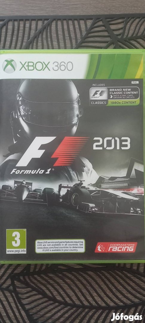 Xbox 360 eredeti játék F1 2013 xbox360