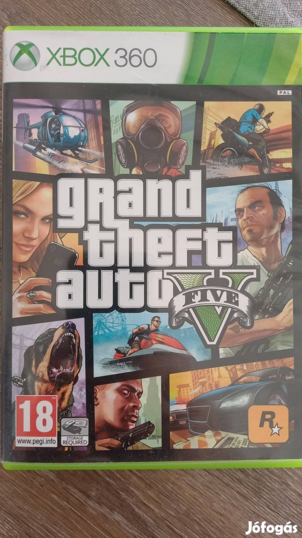 Xbox 360 eredeti játék Gtav, GTA V térképpel xbox360