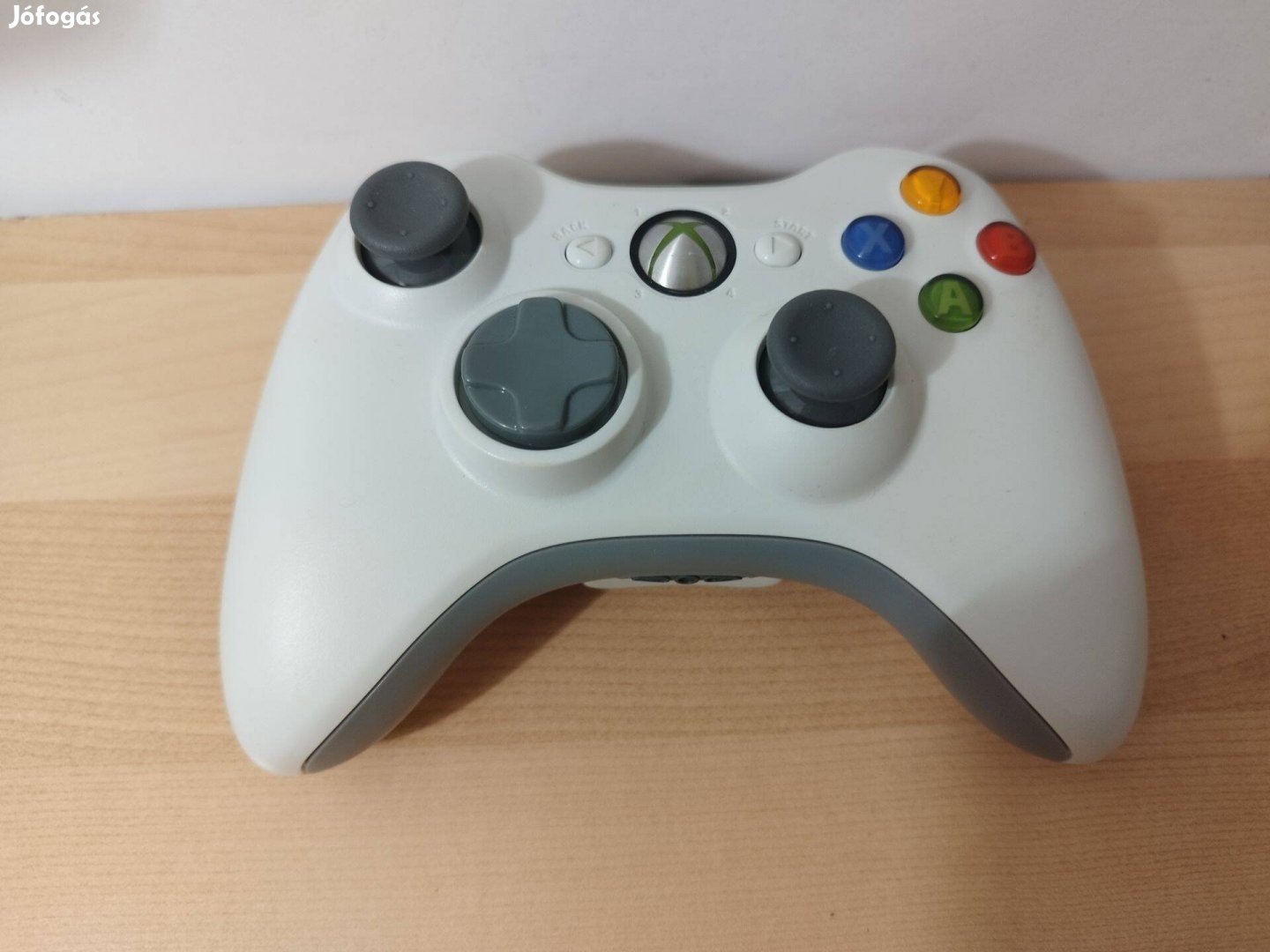 Xbox 360 eredeti vezeték nélküli fehér kontroller joystick eladó