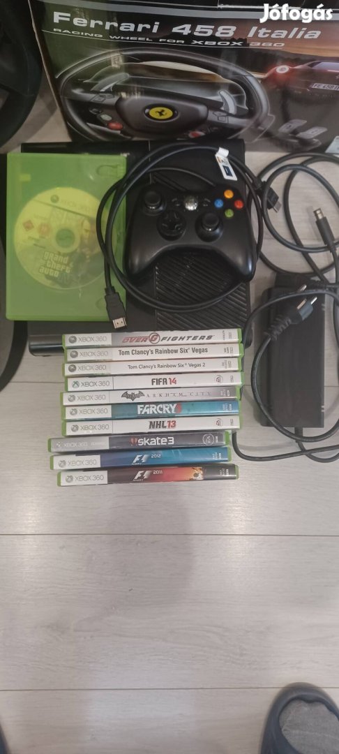 Xbox 360 és kormány