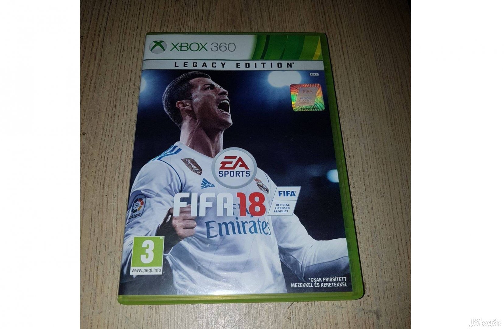 Xbox 360 fifa 18 játék eladó