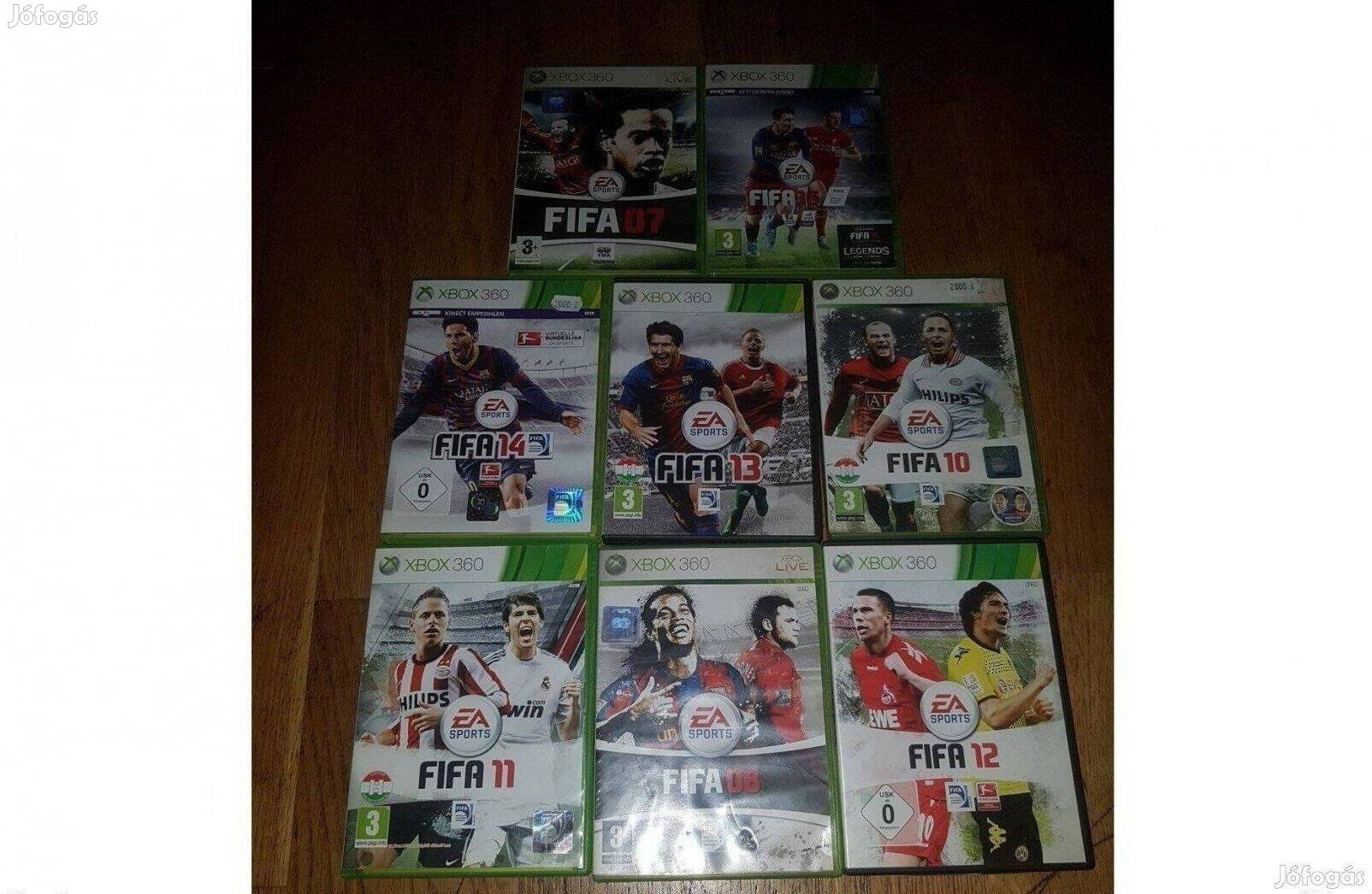 Xbox 360 fifa játékok 8 darab eladó