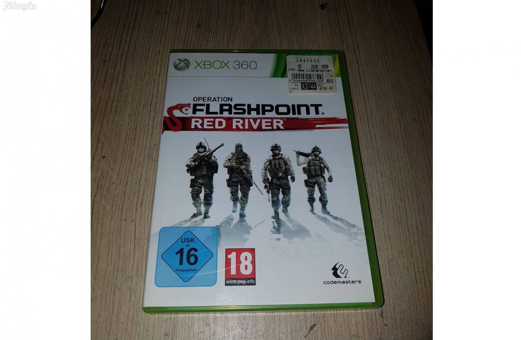 Xbox 360 flashpoint red river játék eladó