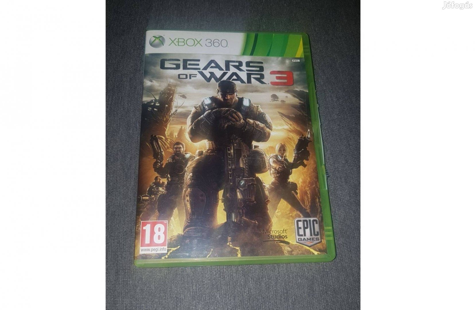 Xbox 360 gears of war 3 eladó