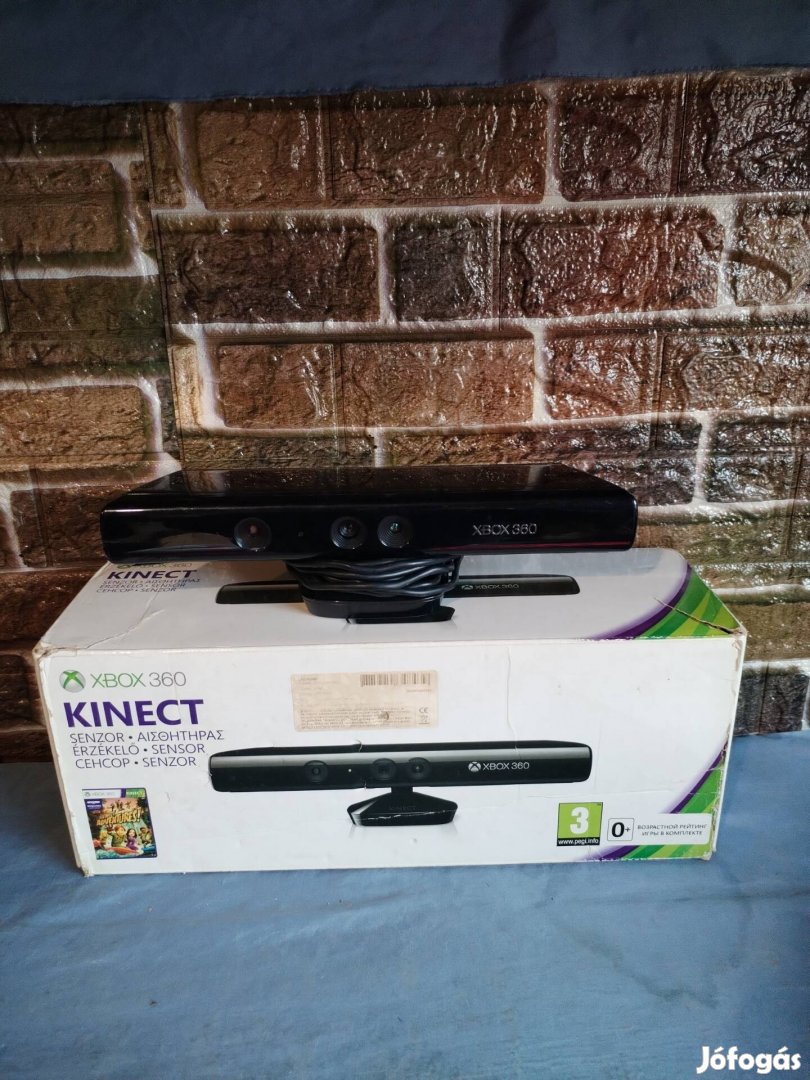 Xbox 360 hoz Kinect kamera ajándék játékkal 