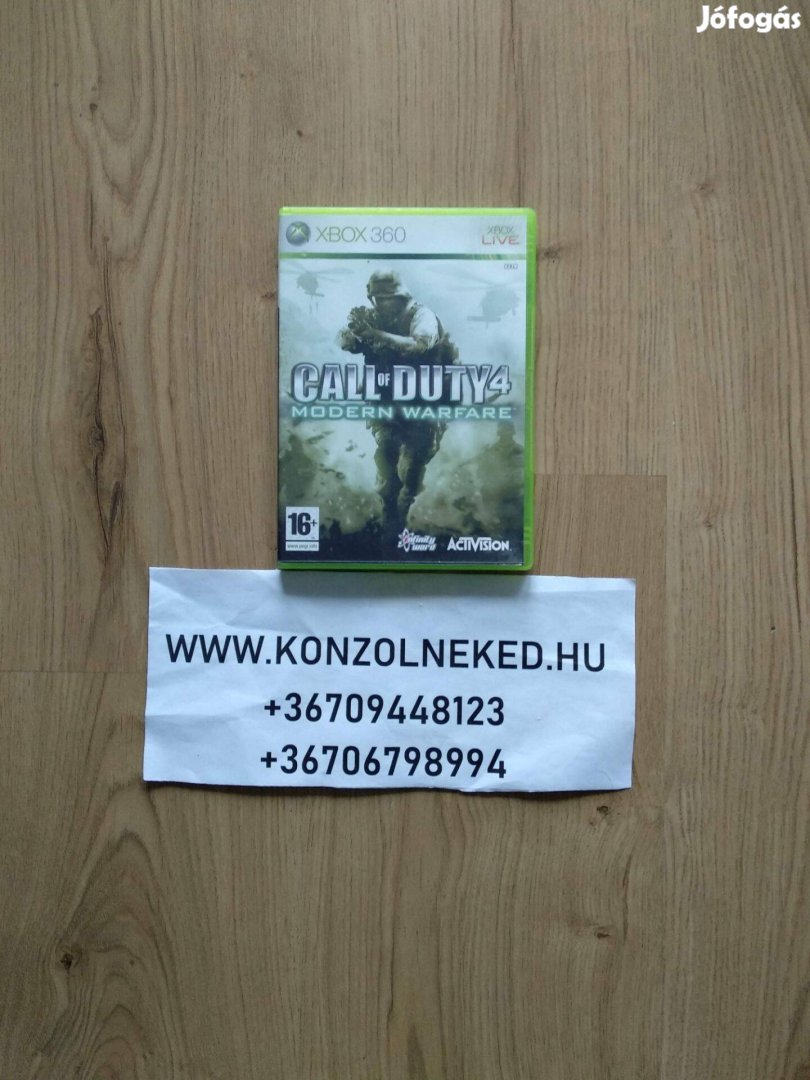 Xbox 360 játék Call of Duty 4 Modern Warfare Xbox One Kompatibilis