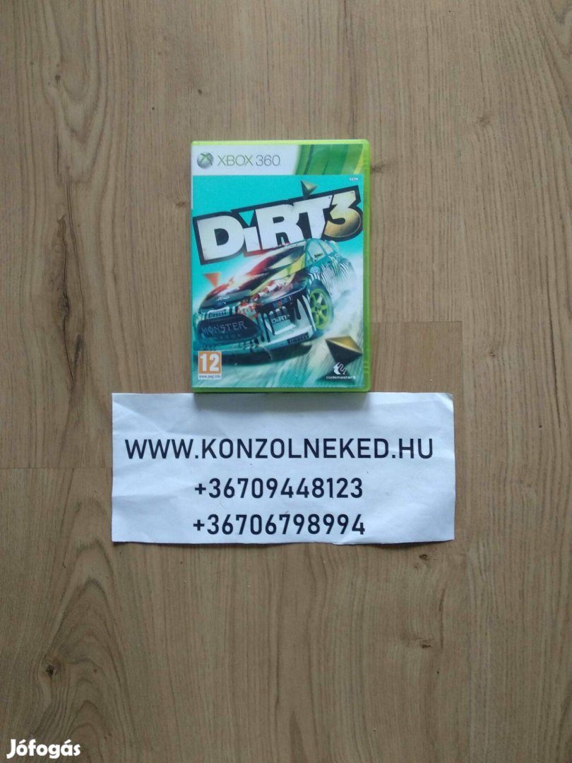 Xbox 360 játék Dirt 3 Xbox One Kompatibilis