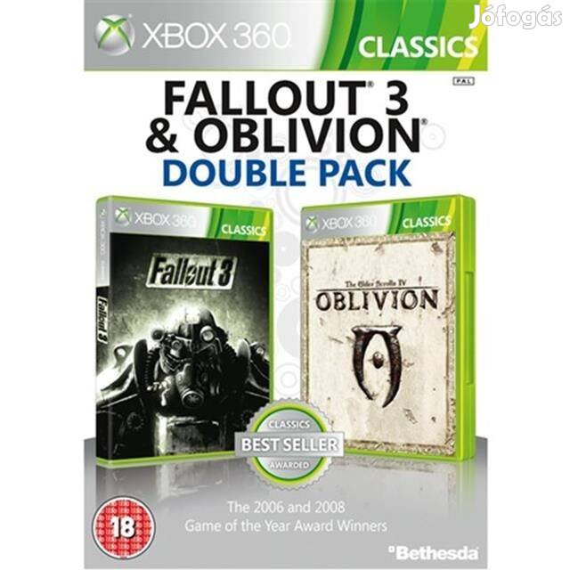 Xbox 360 játék Fallout 3 + Oblivion