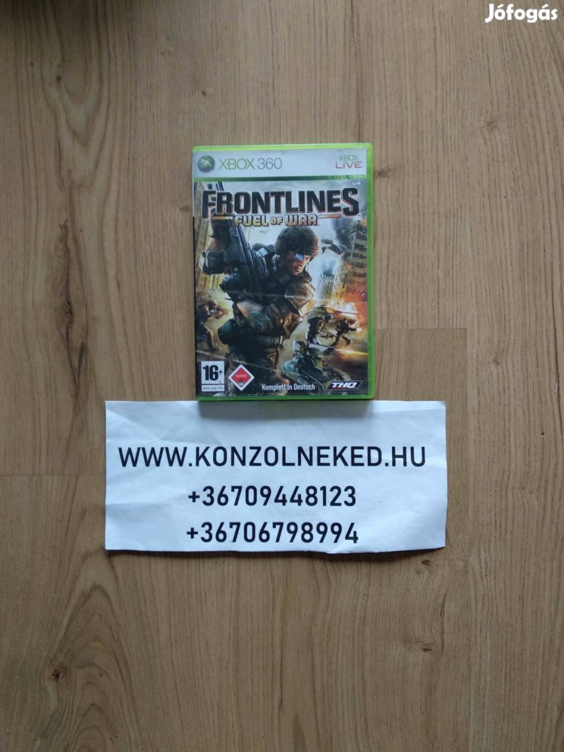 Xbox 360 játék Frontlines Fuel of War Xbox One Kompatibilis