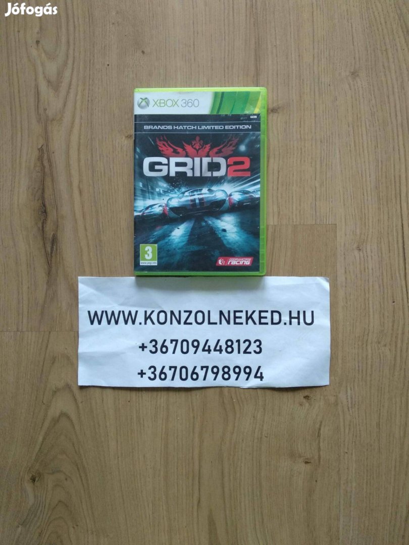 Xbox 360 játék GRID 2 Xbox One Kompatibilis