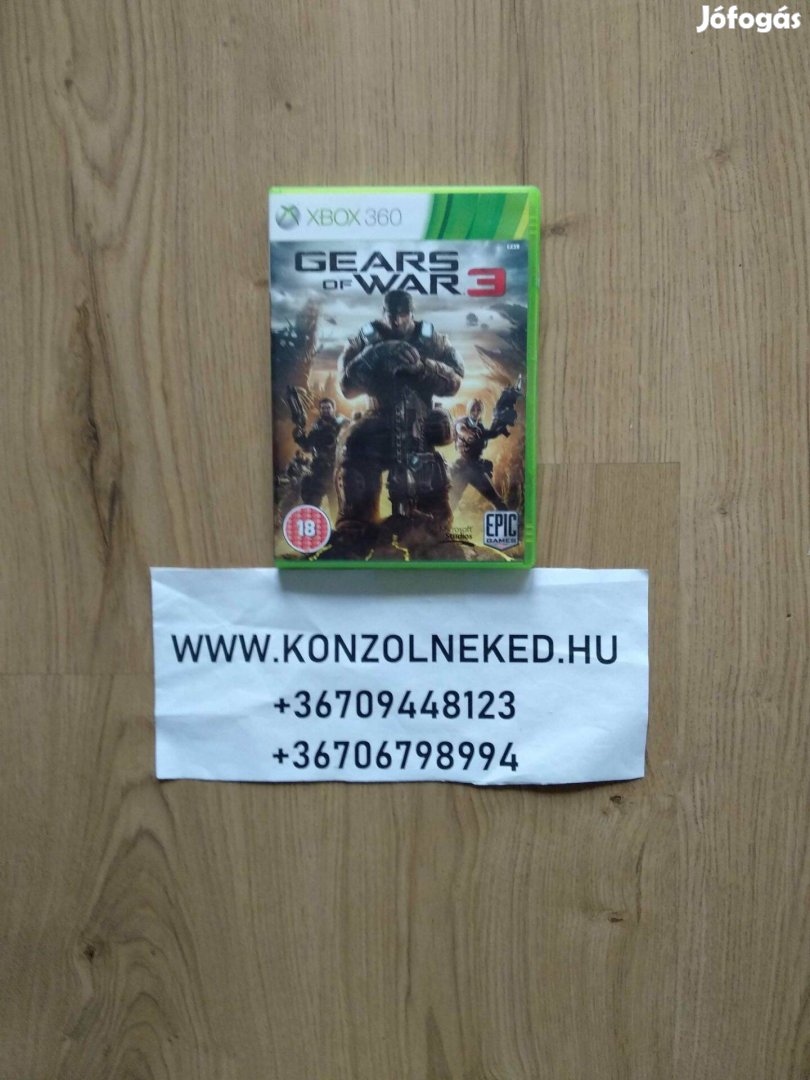 Xbox 360 játék Gears of War 3 Xbox One Kompatibilis