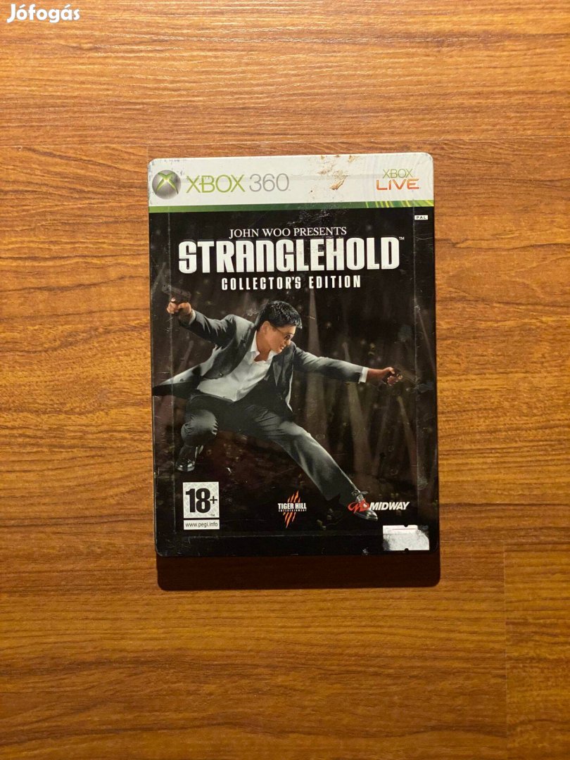 Xbox 360 játék John Woo Presents Stranglehold fémdobozos