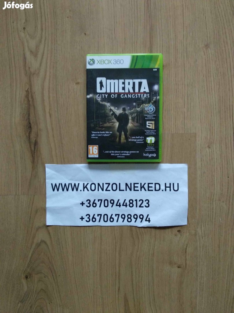 Xbox 360 játék Omerta City of Gangsters