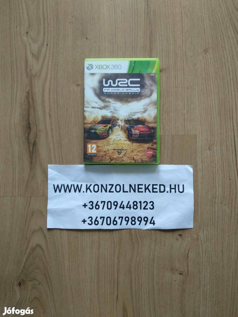 Xbox 360 játék WRC World Rally Championship