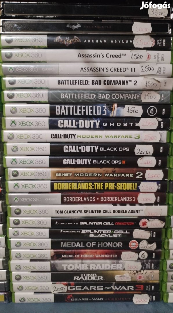 Xbox 360 játék árakért érdeklődj!