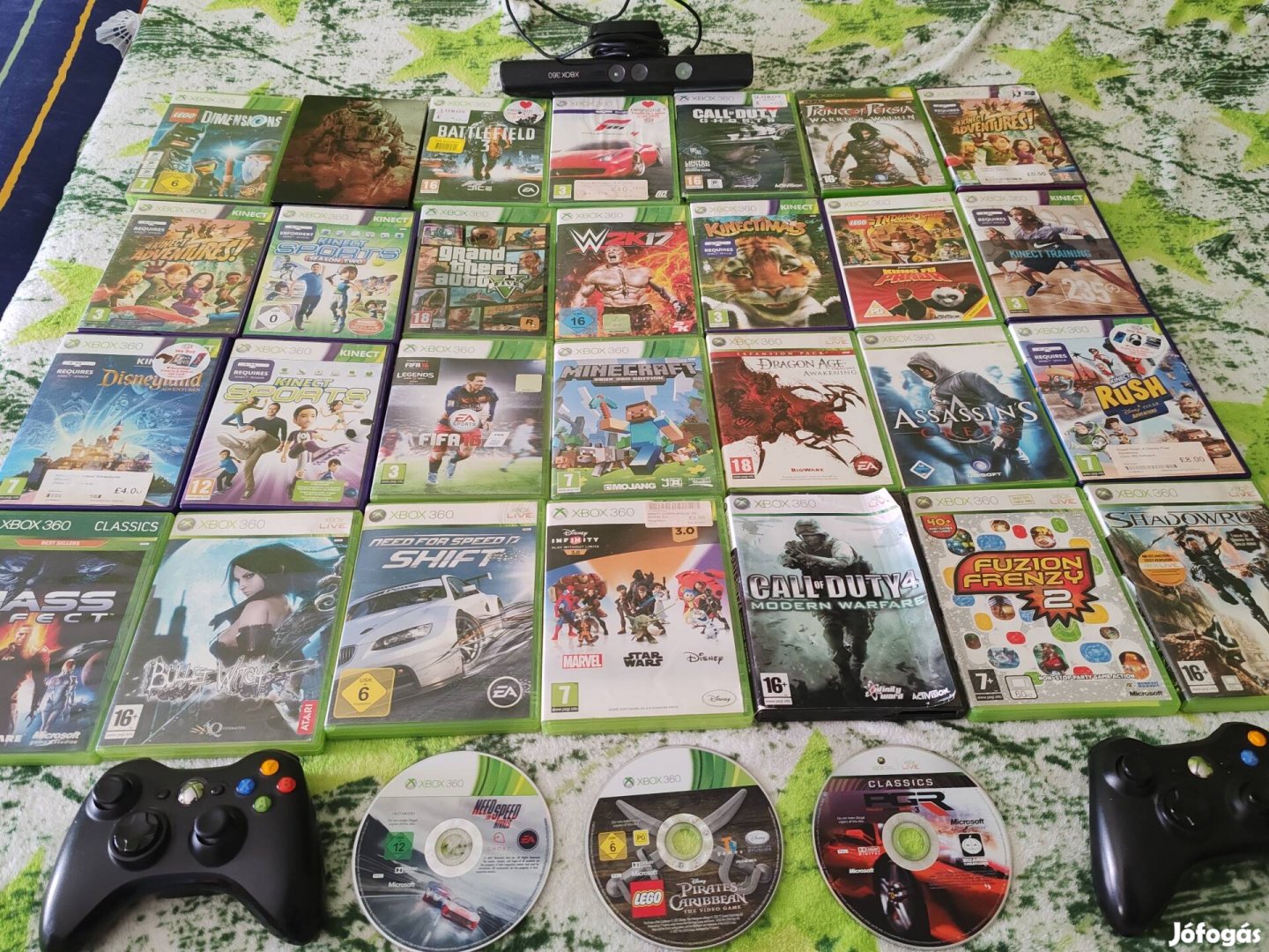 Xbox 360 játékok,kontrollerek és kinect 