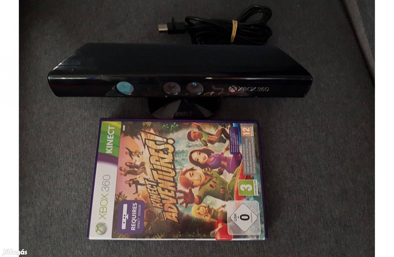 Xbox 360 kinect kamera 1 darab játékkal eladó