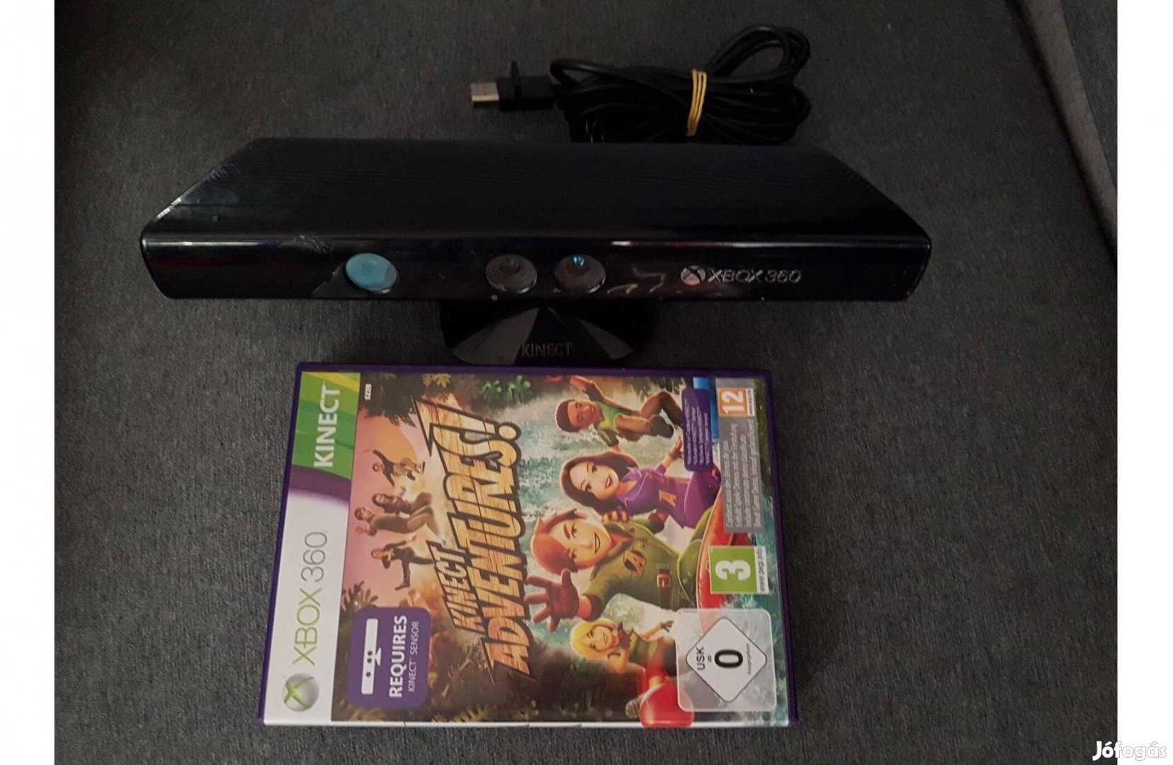 Xbox 360 kinect kamera 1-db játékkal eladó