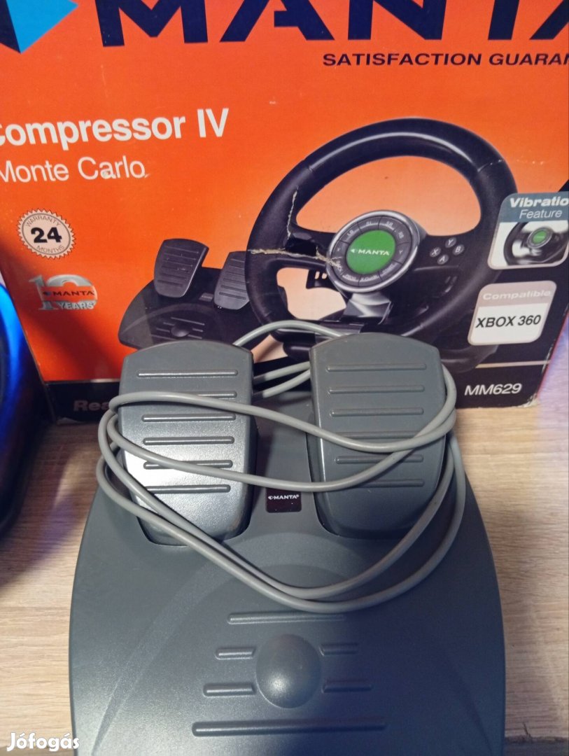 Xbox 360 kormány pedállal 