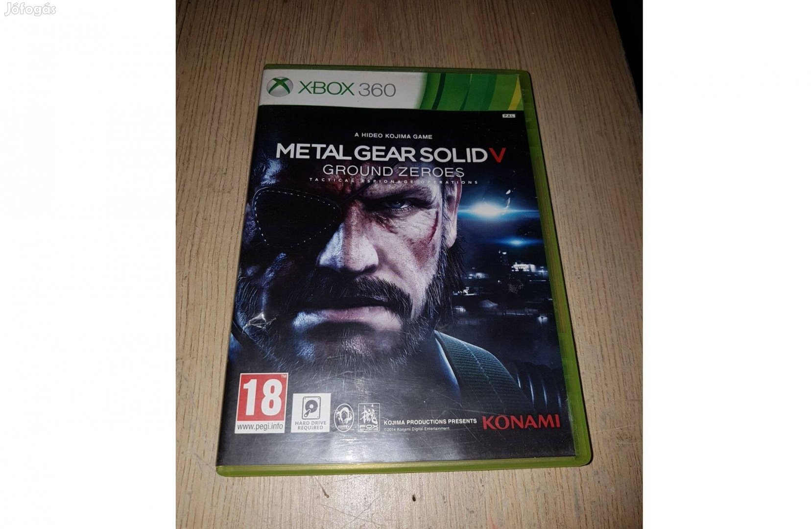 Xbox 360 metal gear solid v ground zeroes játék eladó