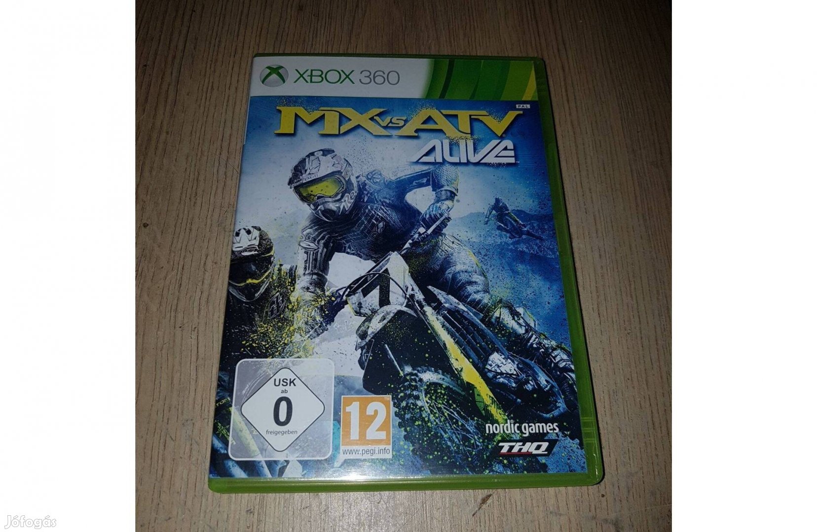 Xbox 360 mx vs atv alive játék eladó