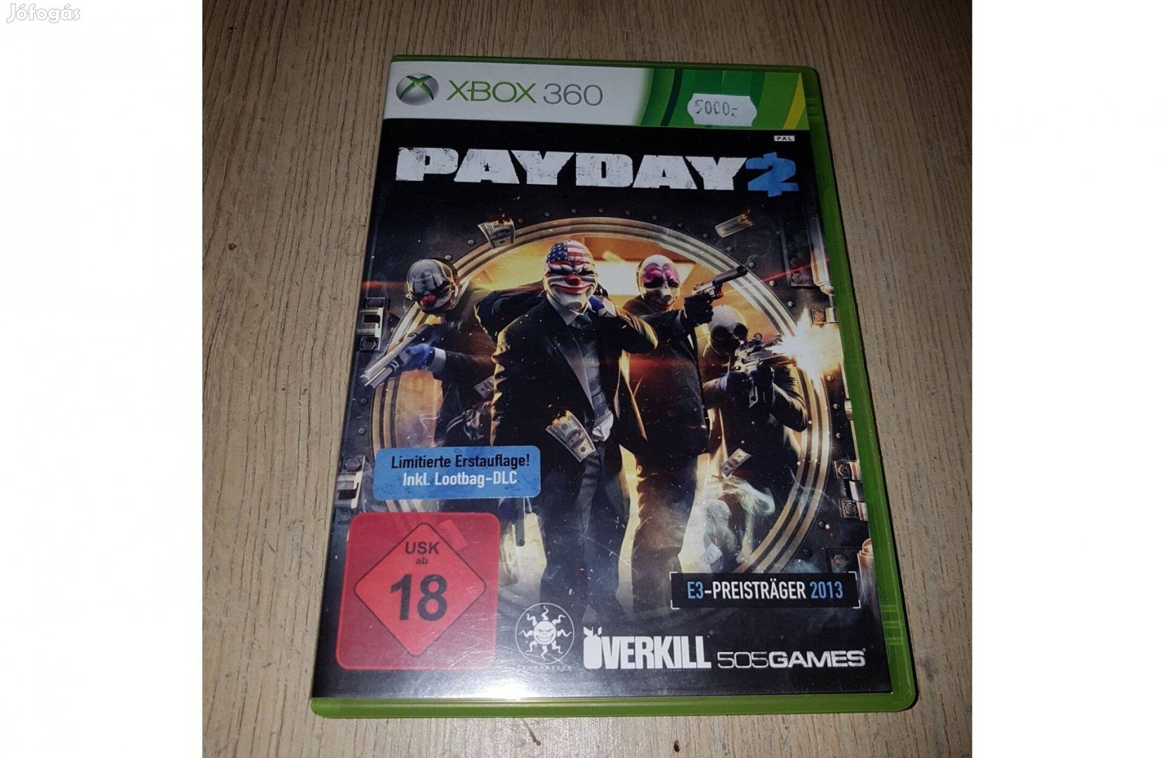 Xbox 360 payday 2 eladó