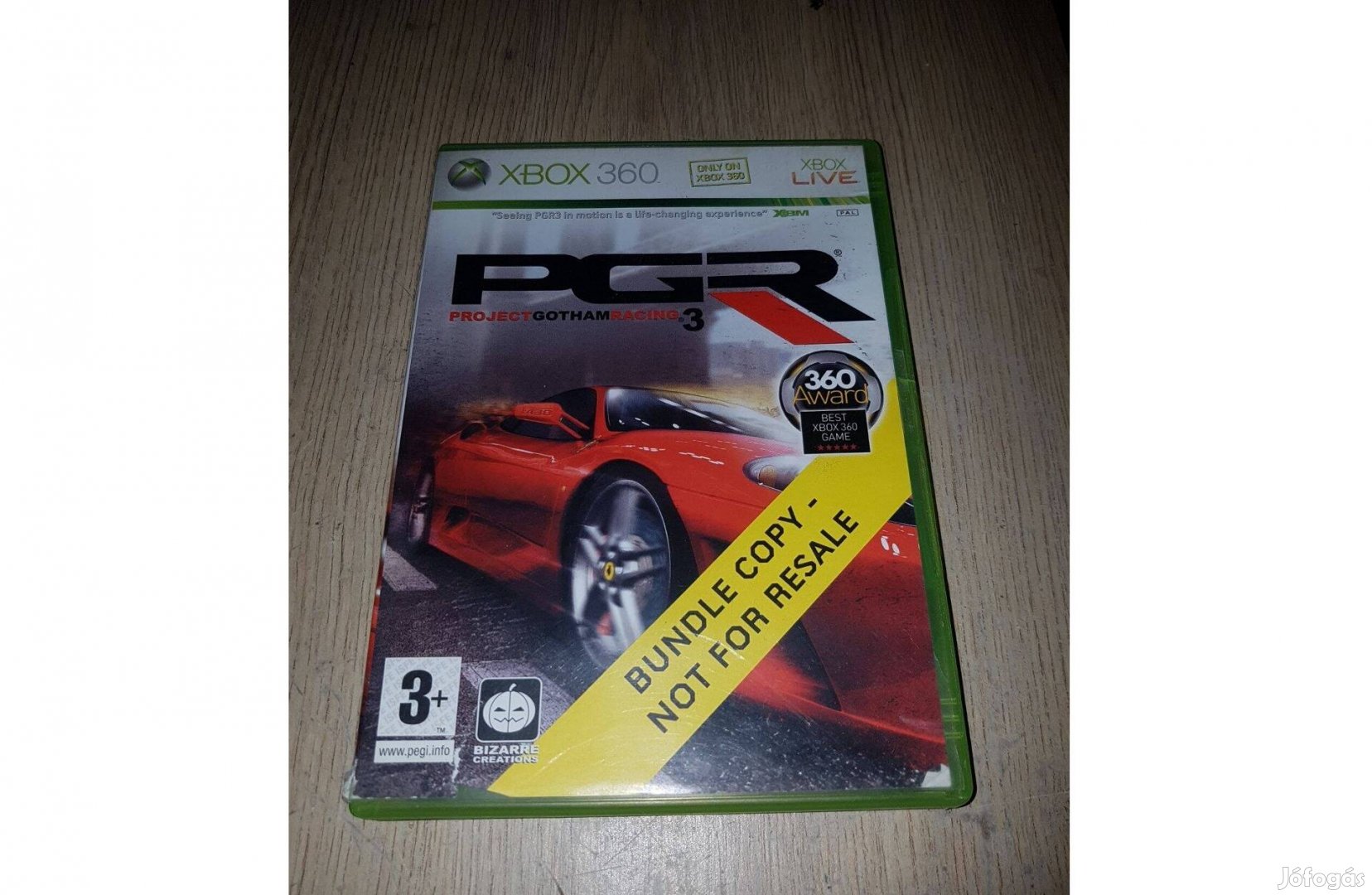 Xbox 360 project gotham racing 3 eladó