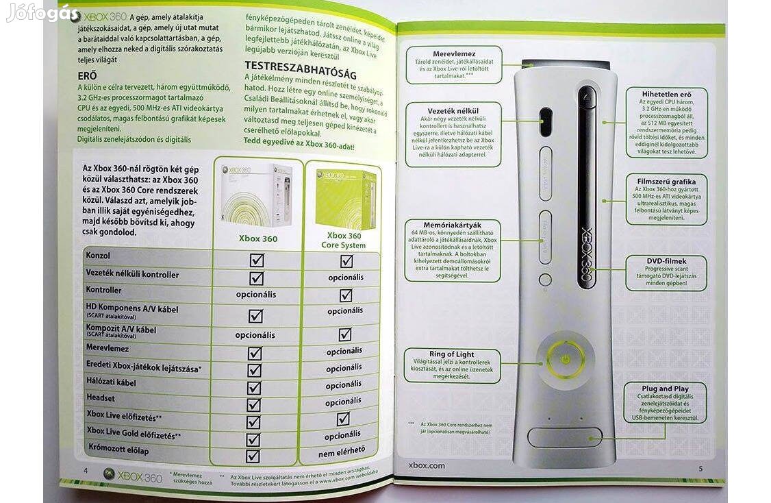 Xbox 360 prospektus, játékbemutató magyar nyelven