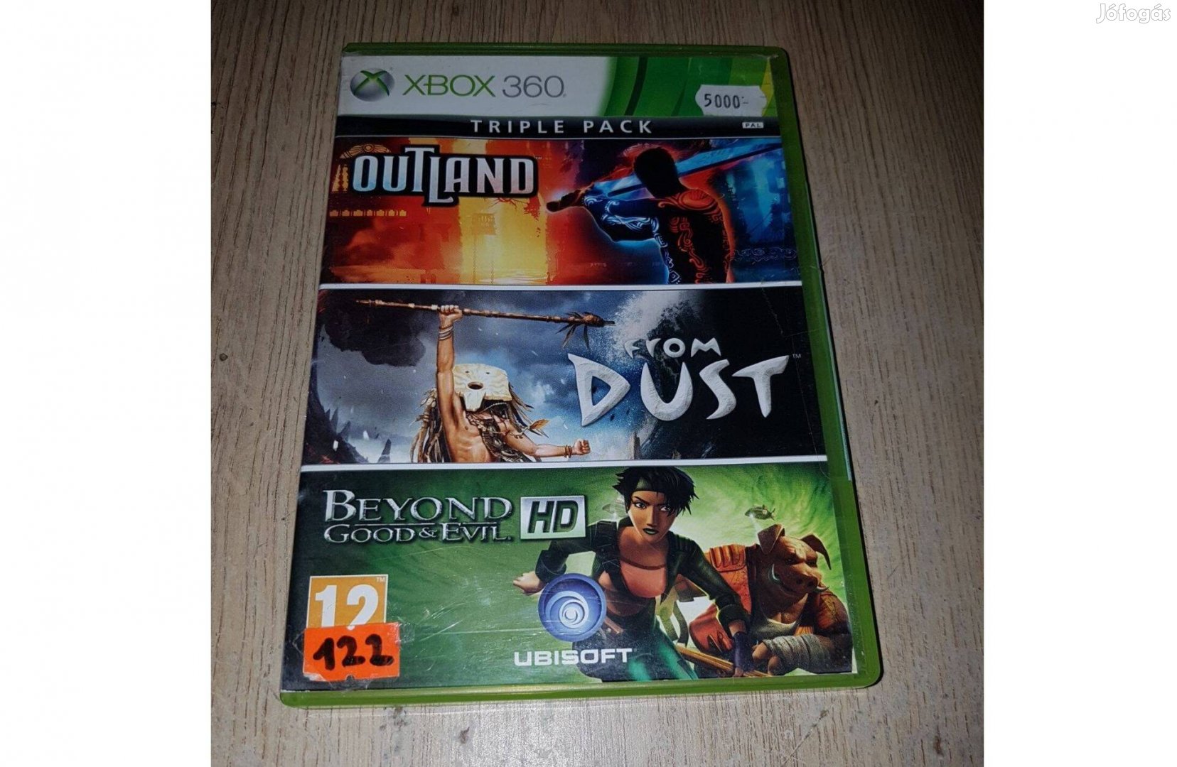 Xbox 360 qutland + from dust + beyond good játék eladó